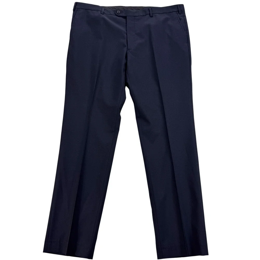 John Varvatos Bedford T Dress Pants Mens 38 Black Wool Lined Office 40x31